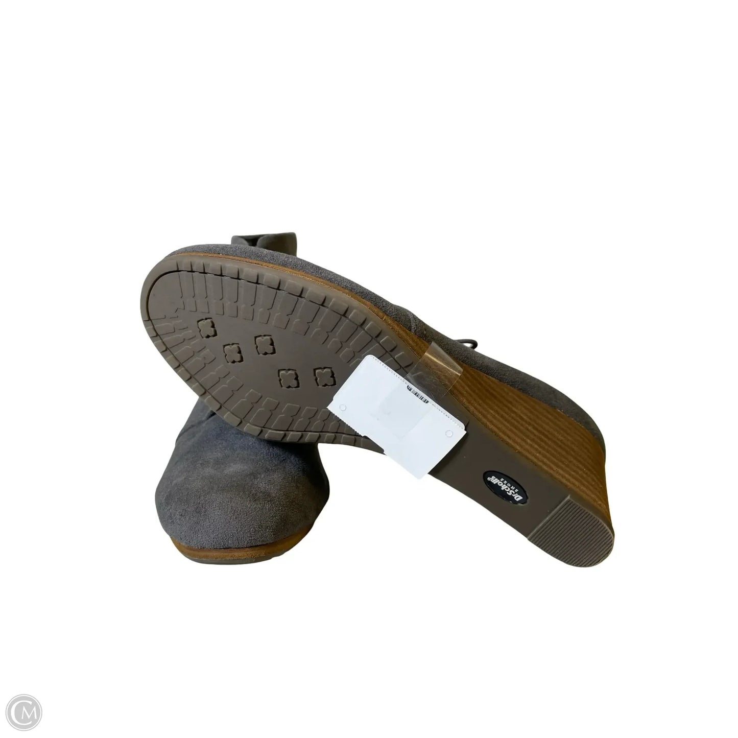 Boots Ankle Heels By Dr Scholls In Grey, Size: 11