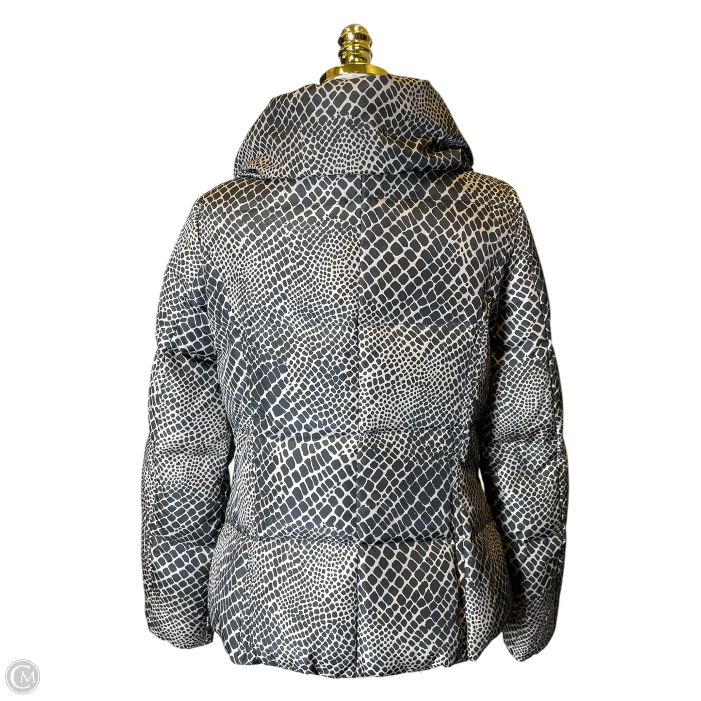 Jacket Puffer & Quilted By Clothes Mentor In Brown, Size: M