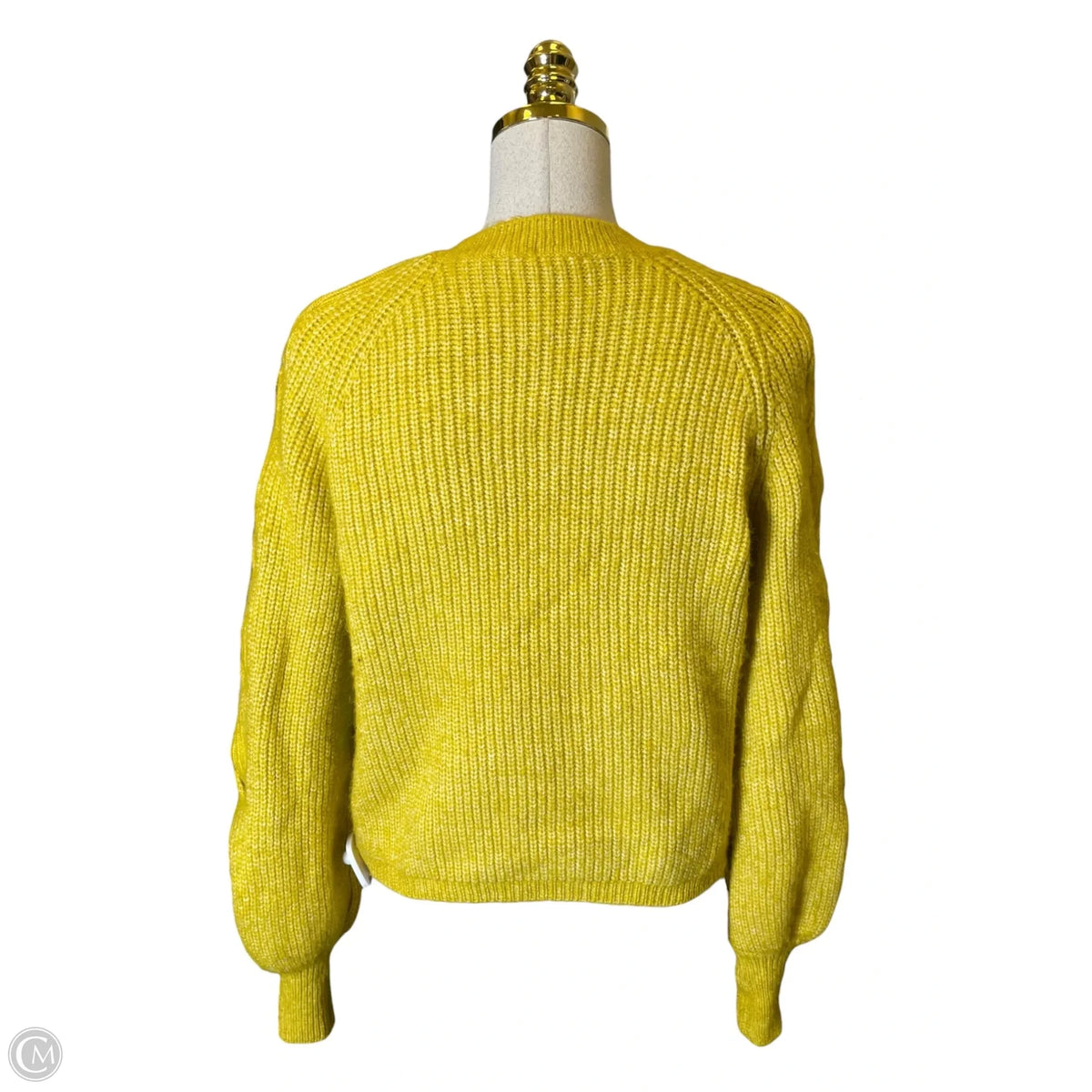 Sweater By Clothes Mentor In Yellow, Size: Xs
