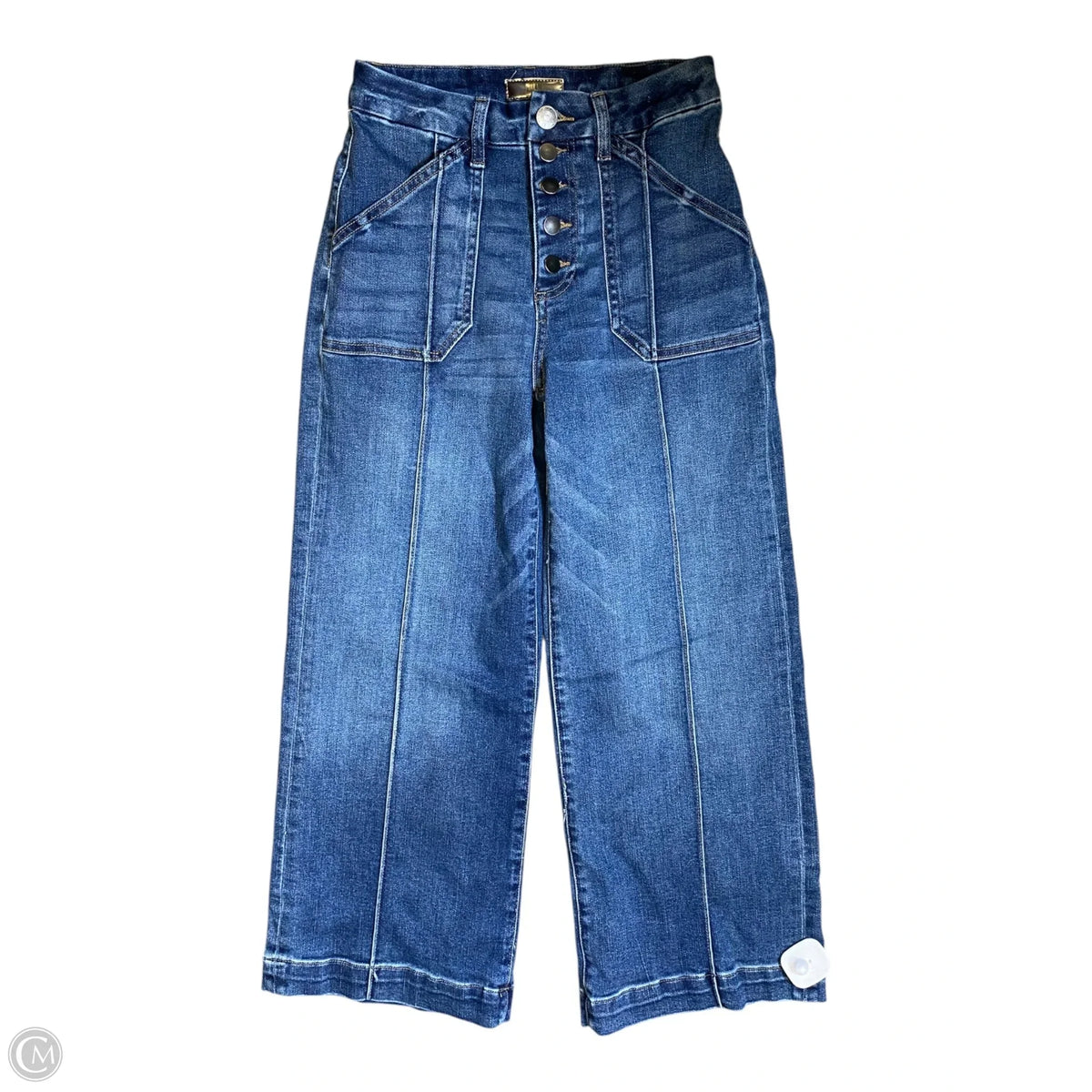 Jeans Wide Leg By Kut In Blue Denim, Size: 2