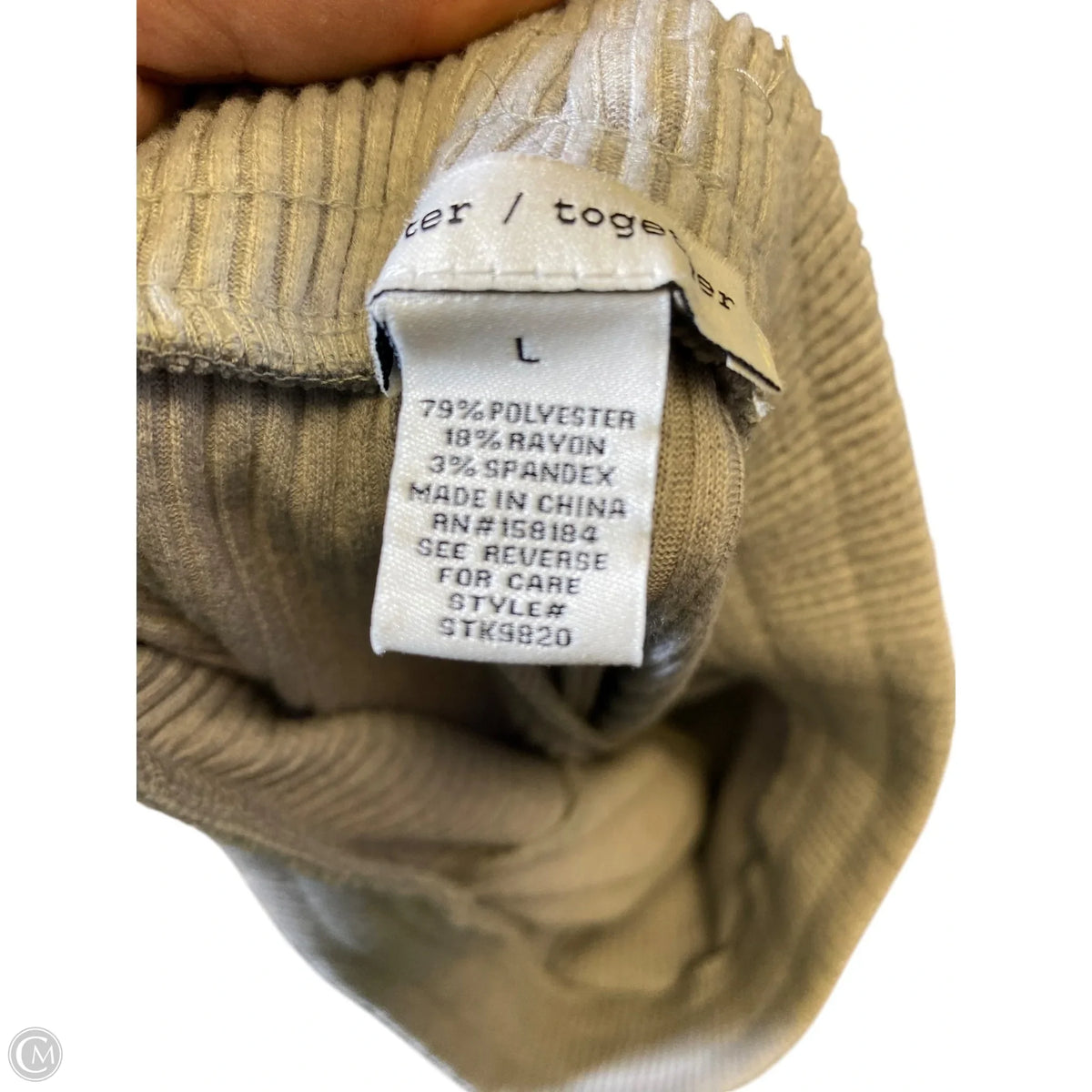 Pants Set 2pc By Better Together In Grey, Size: L
