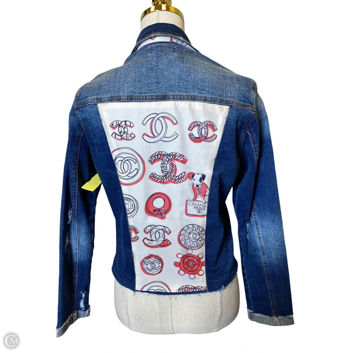 Jacket Denim By Ascend In Blue Denim, Size: M