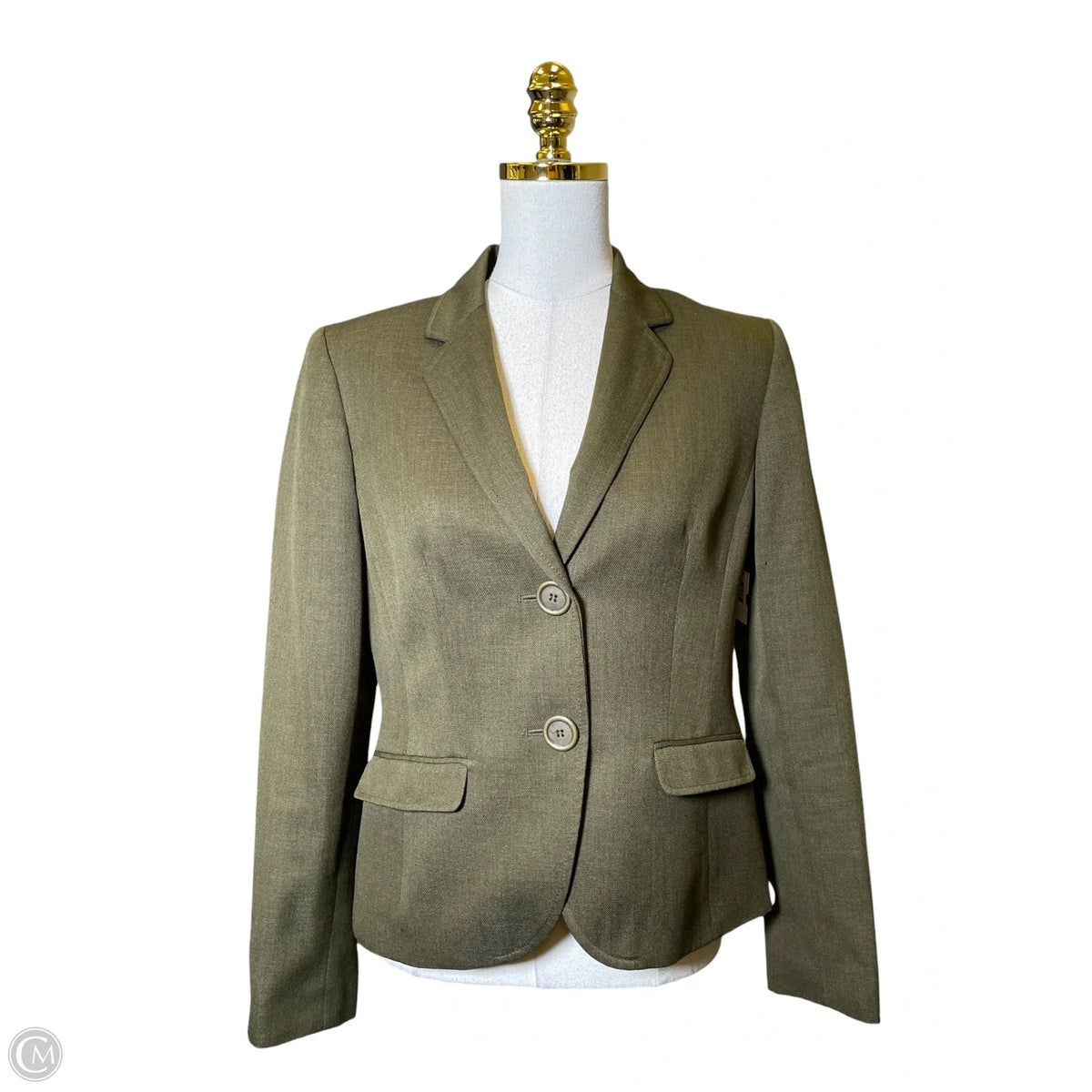 Blazer By Clothes Mentor In Green, Size: 8