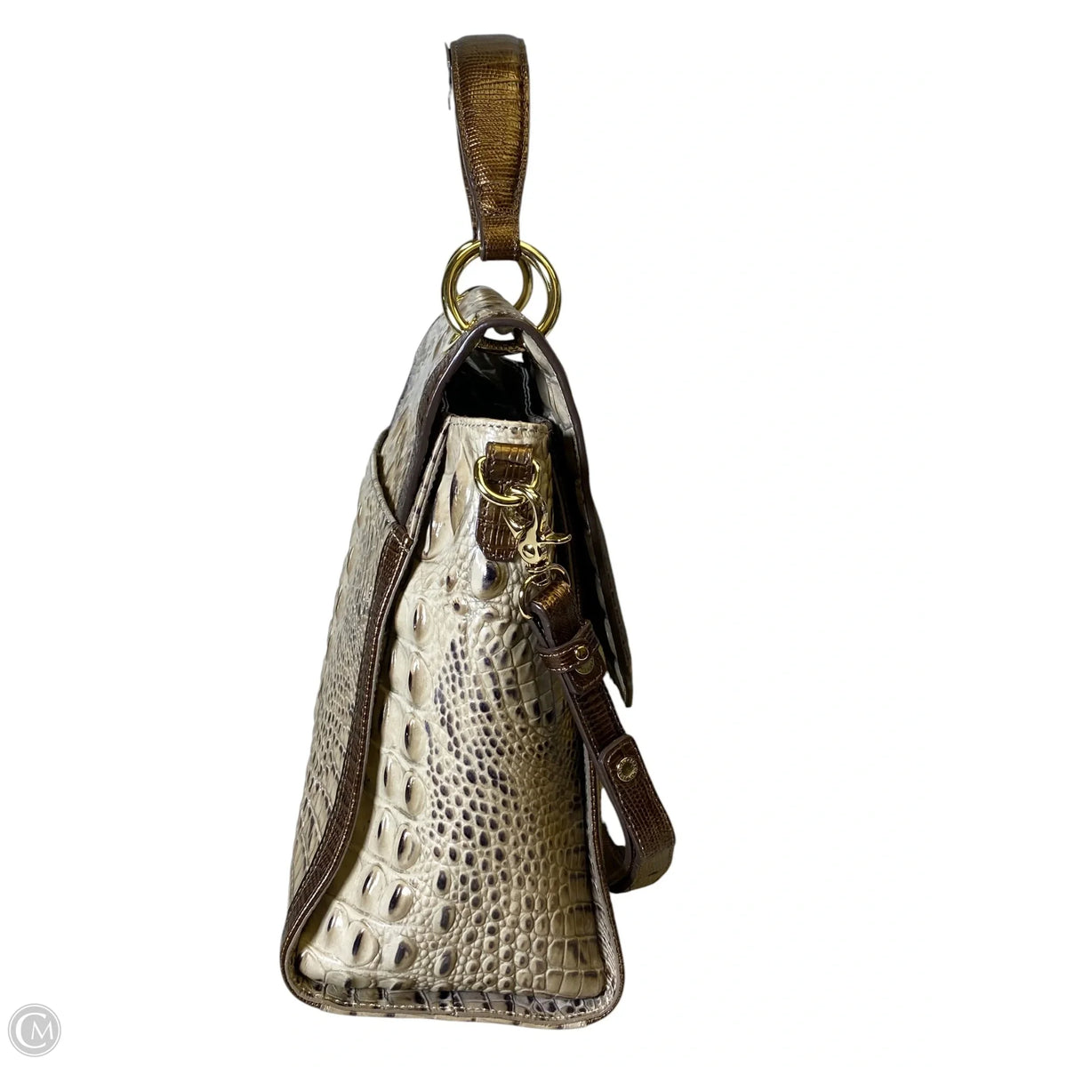 Handbag Designer By Brahmin, Size: Large