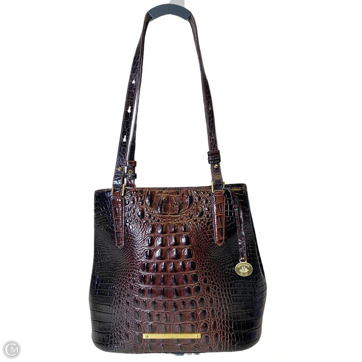 Handbag Designer By Brahmin, Size: Large