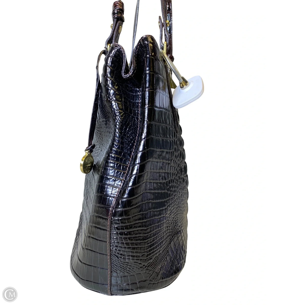 Handbag Designer By Brahmin, Size: Large