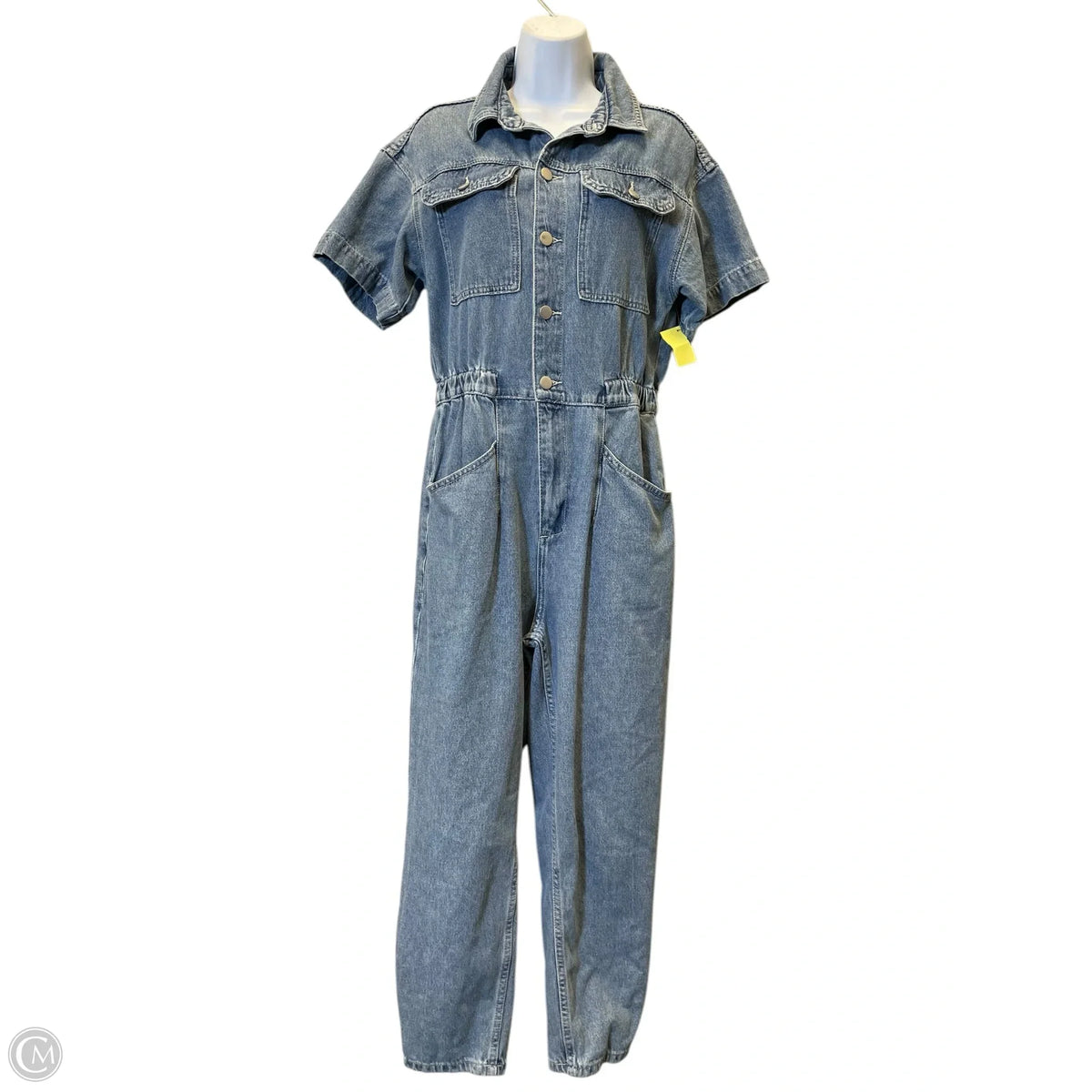 Jumpsuit By Aura In Blue Denim, Size: M