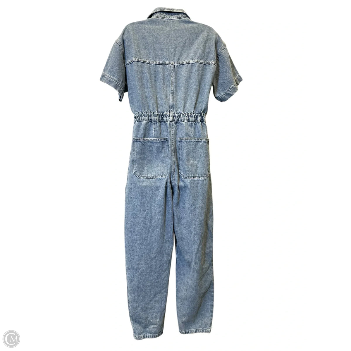 Jumpsuit By Aura In Blue Denim, Size: M