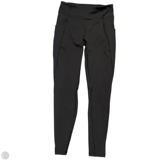 Athletic Leggings By Lululemon In Black, Size: M