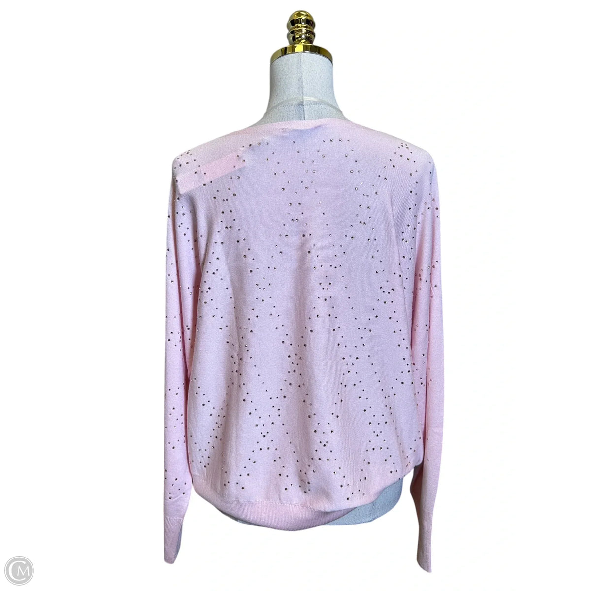 Sweater By Chicos In Pink, Size: L