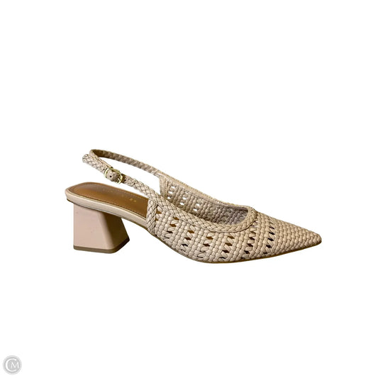 Shoes Heels Block By Marc Fisher In Beige, Size: 8.5