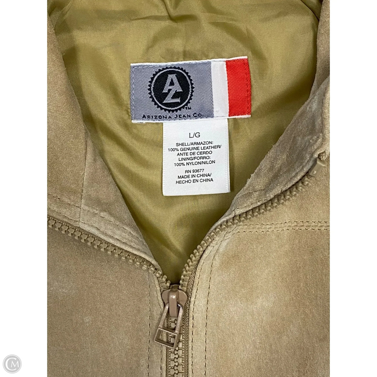 Vest Other By Arizona In Beige, Size: L