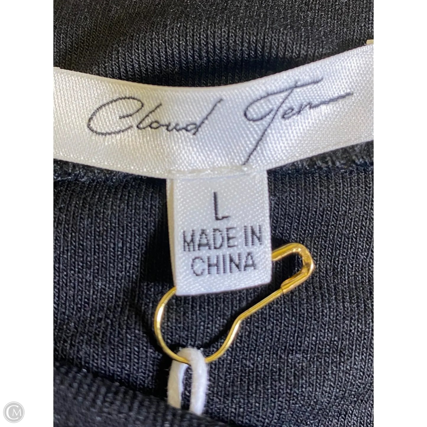 Top Short Sleeve By Cloud Ten In Black, Size: L