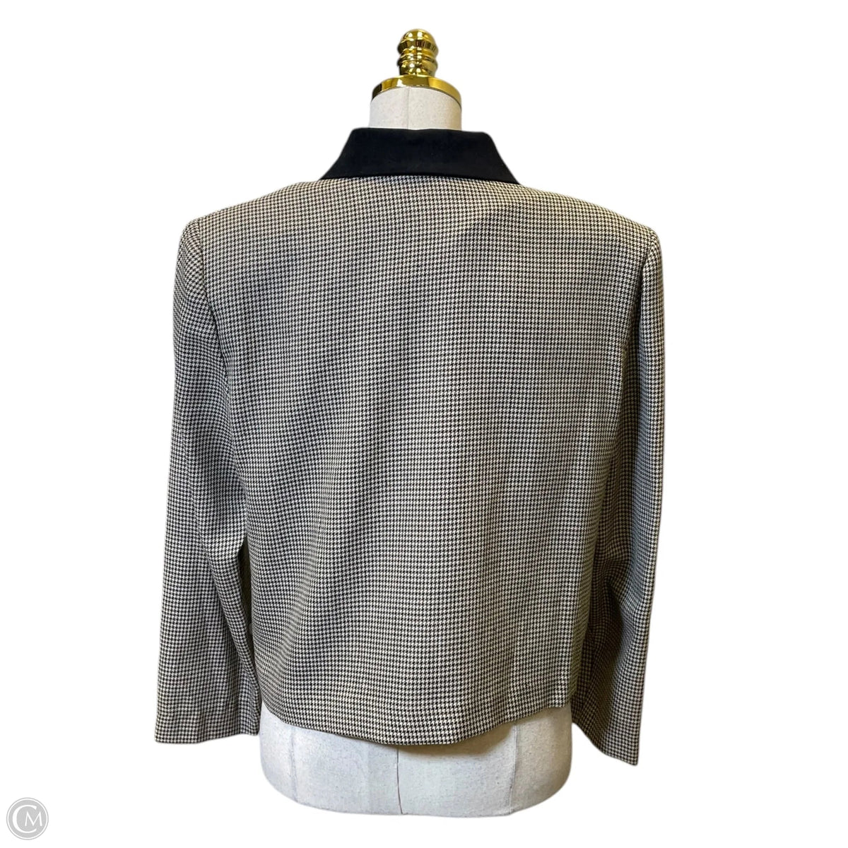 Blazer By Leslie Fay In Plaid Pattern, Size: 12