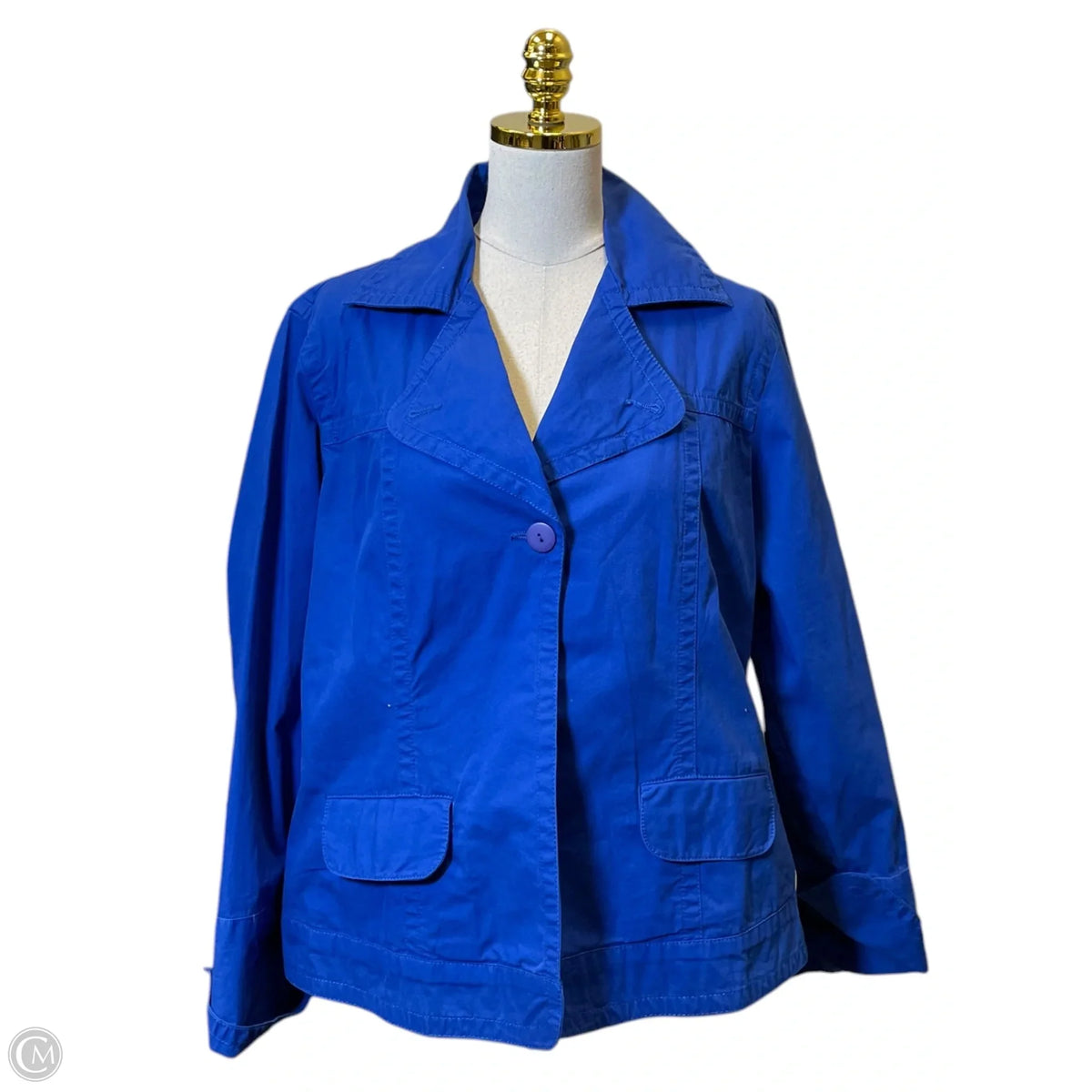 Jacket Other By Chicos In Blue, Size: L