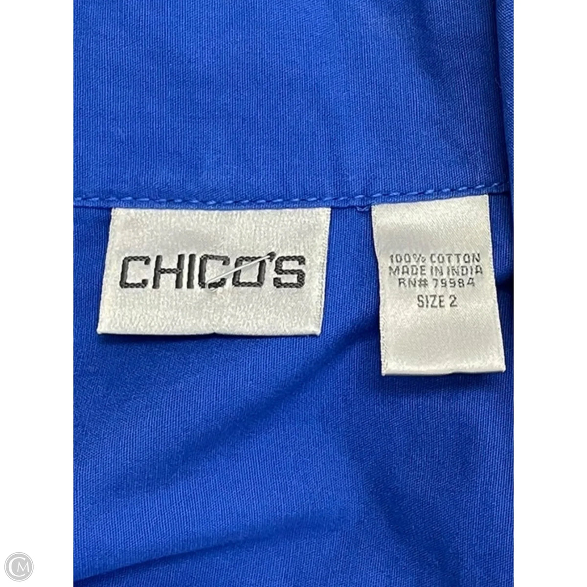 Jacket Other By Chicos In Blue, Size: L