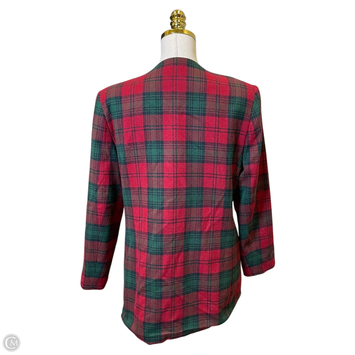 Blazer By Alfred Dunner In Plaid Pattern, Size: M