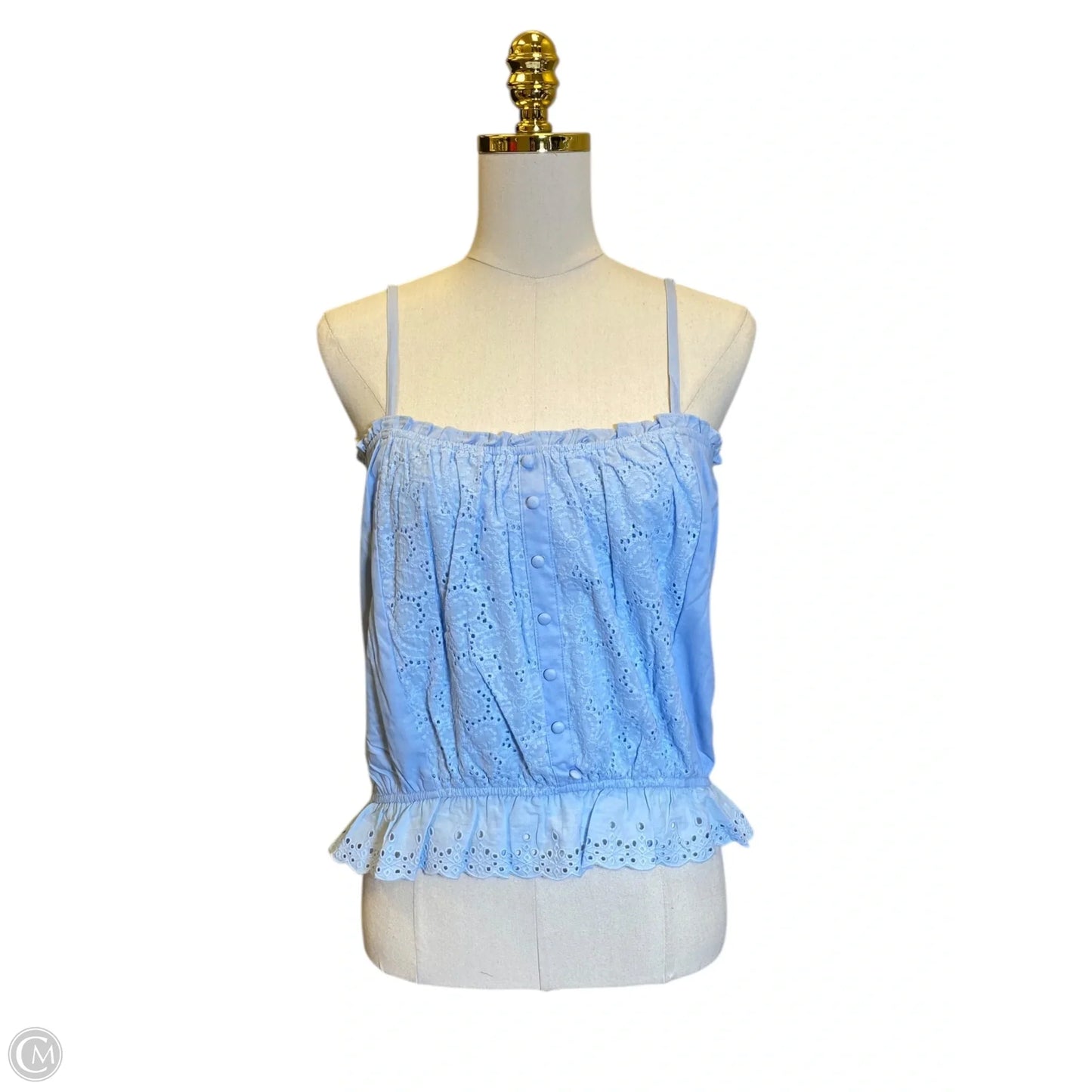 Top Sleeveless By Gigio In Blue, Size: L