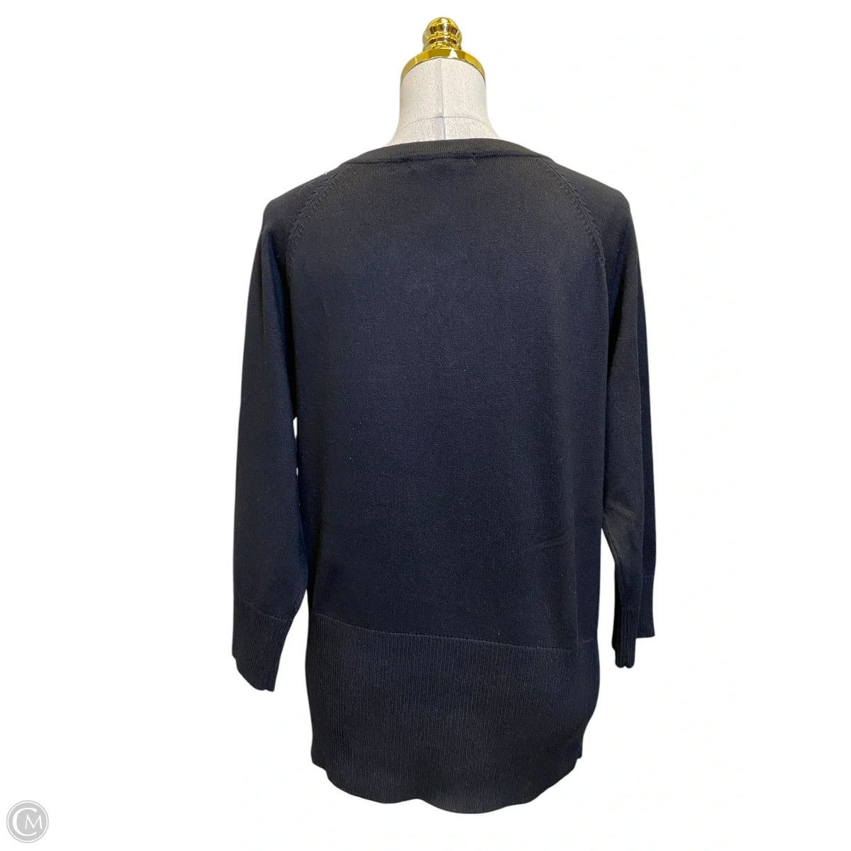 Sweater By Cable And Gauge In Black, Size: M