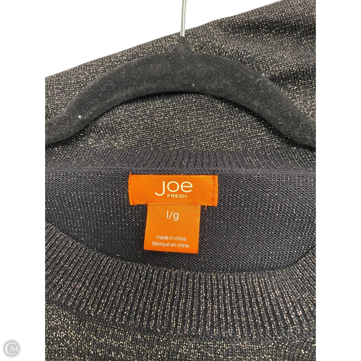 Sweater By Joe Fresh In Black, Size: L