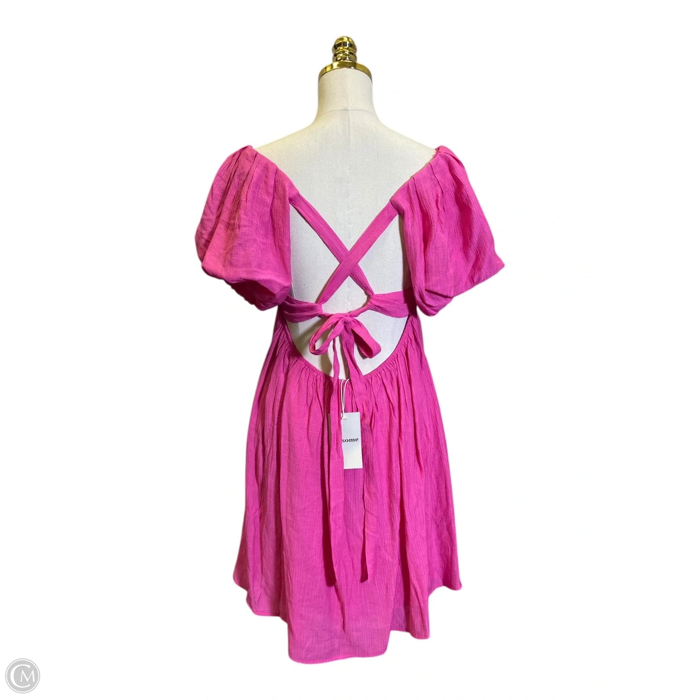 Dress Casual Maxi By Ee Some In Pink, Size: L