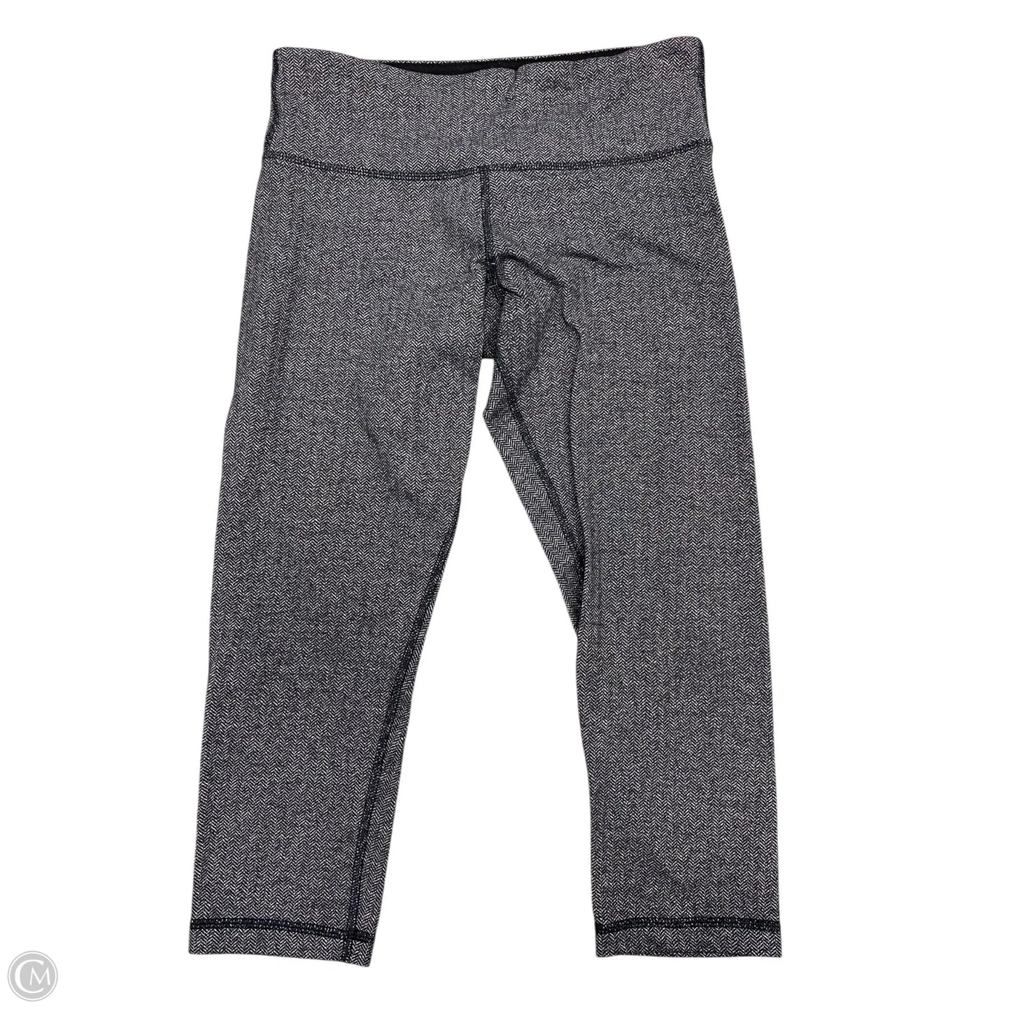 Athletic Leggings By Lululemon In Grey, Size: 8