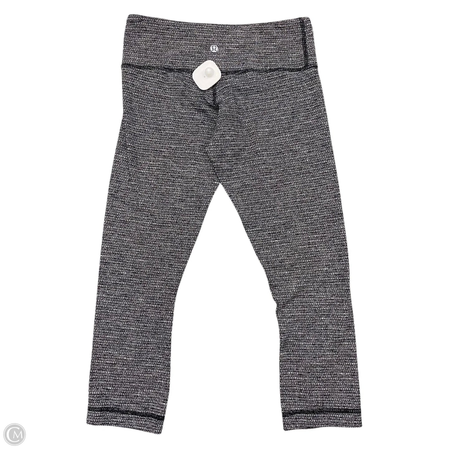 Athletic Leggings By Lululemon In Black & White, Size: 6