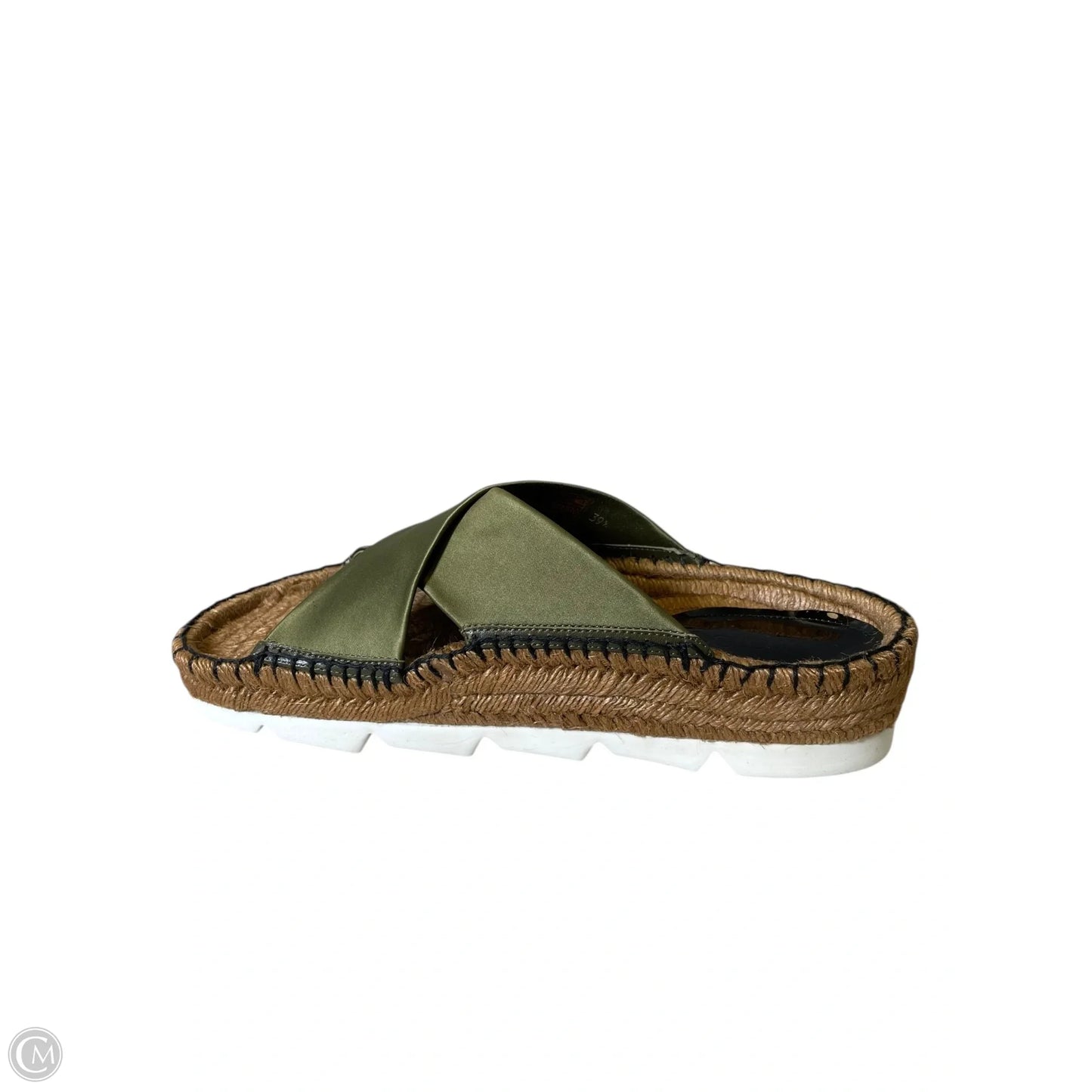 Sandals Luxury Designer By Jimmy Choo In Green, Size: 9