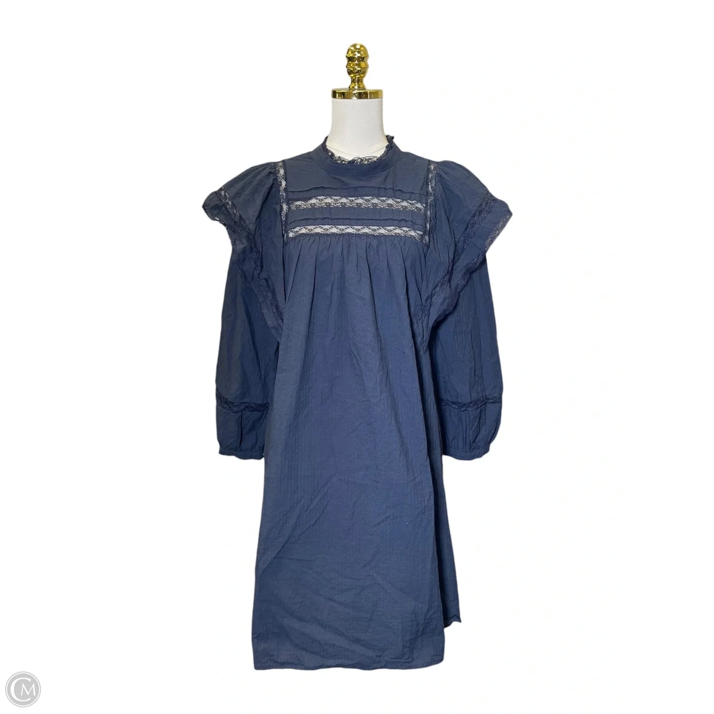 Dress Casual Midi By Maeve In Blue, Size: L