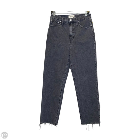 Jeans Straight By Madewell In Grey, Size: 8