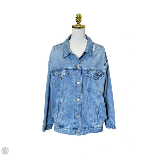 Jacket Denim By Wild Fable In Blue, Size: Xl