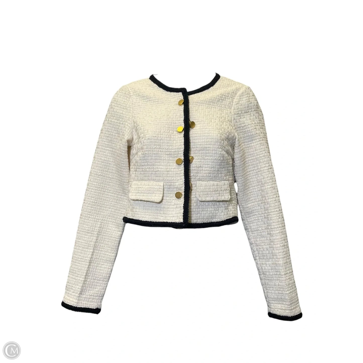 Sweater By Clothes Mentor In Cream, Size: S