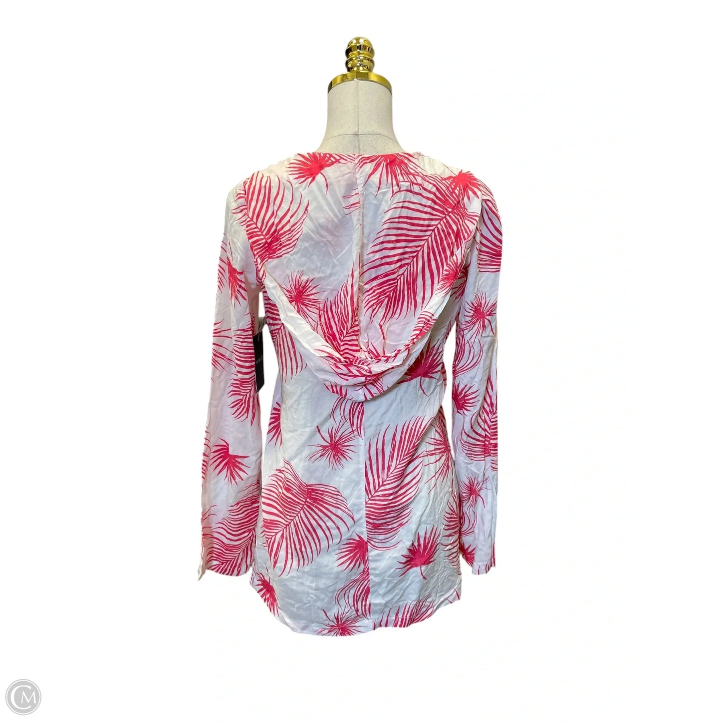 Swimwear Cover-up By Hurley In Pink & White, Size: Xs