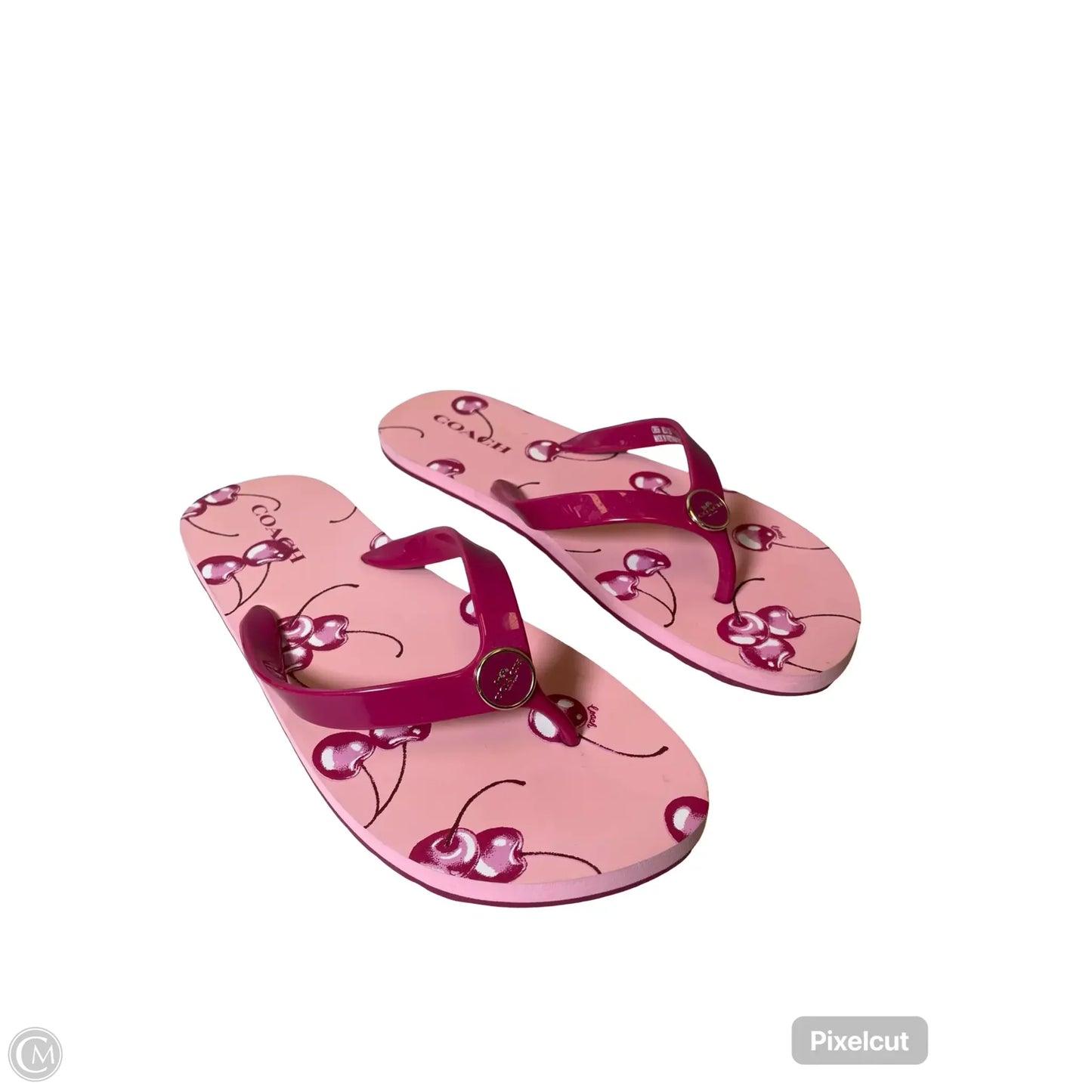 Sandals Designer By Coach In Pink, Size: 11