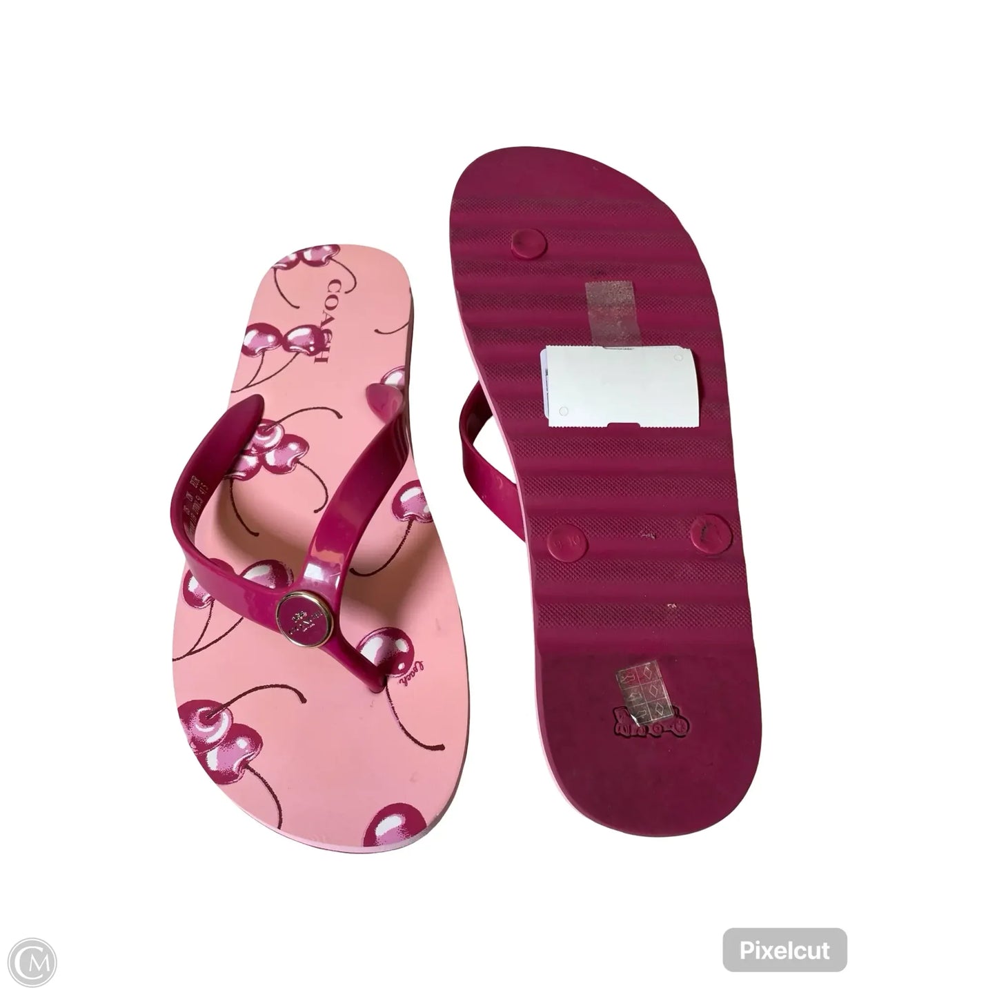 Sandals Designer By Coach In Pink, Size: 11