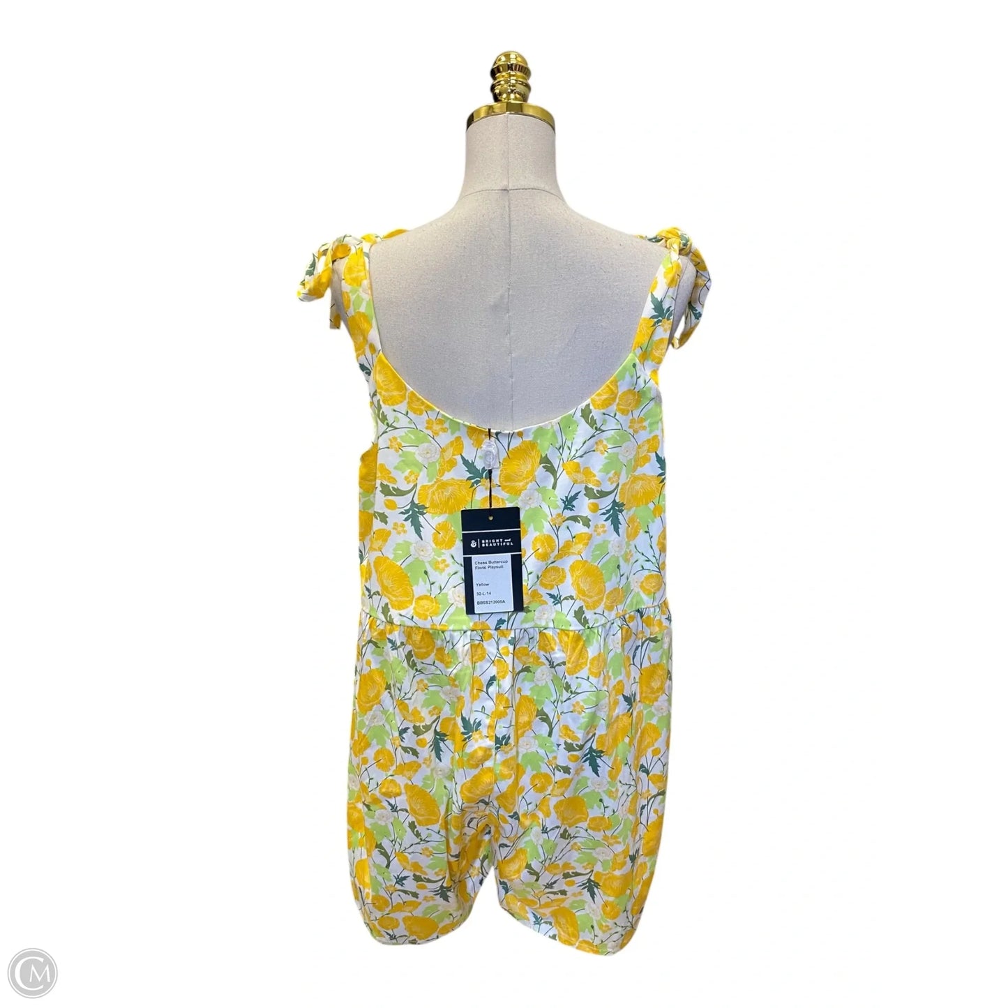 Romper By Clothes Mentor In Floral Print, Size: M