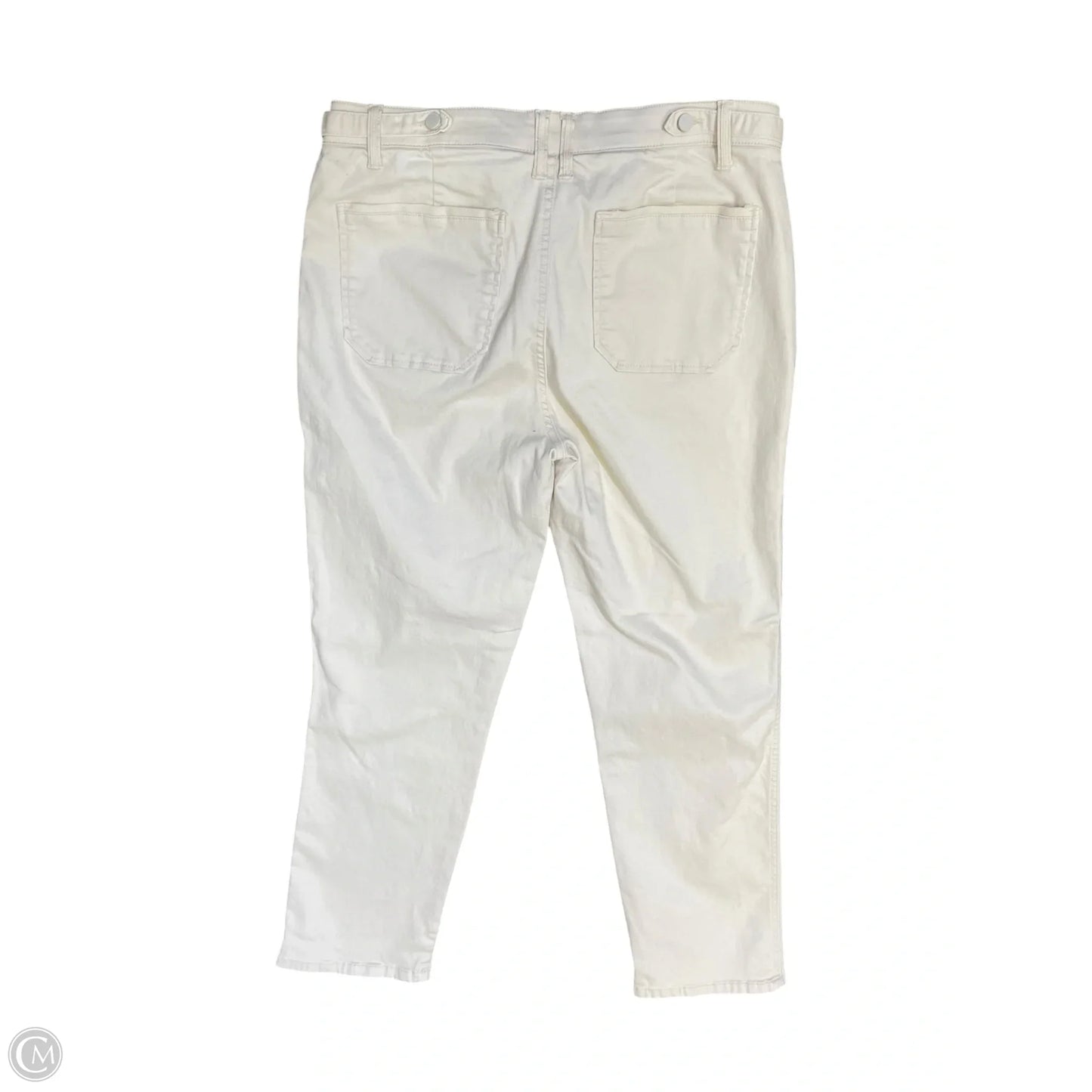 Jeans Straight By Democracy In Cream, Size: 12
