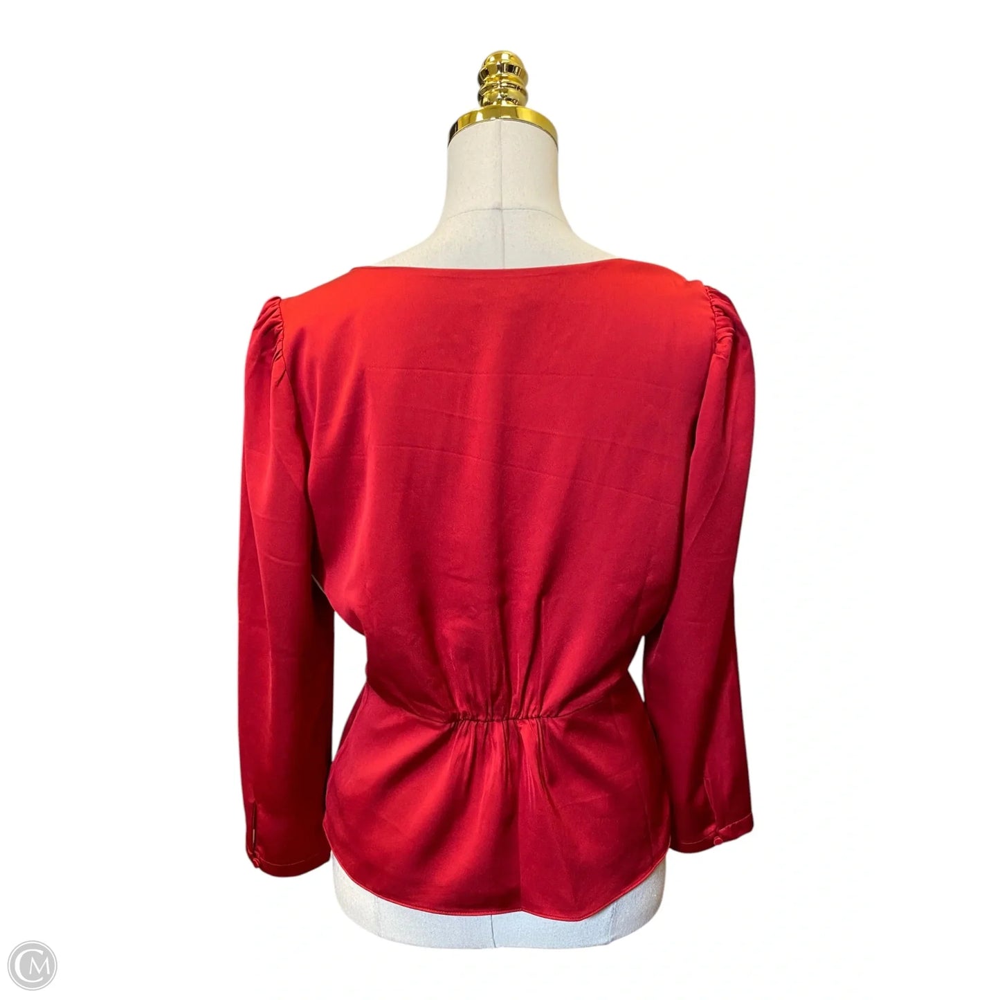 Top Long Sleeve By J. Crew In Red, Size: 8p