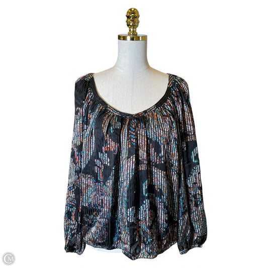 Top Long Sleeve By Maeve In Multi-colored, Size: M