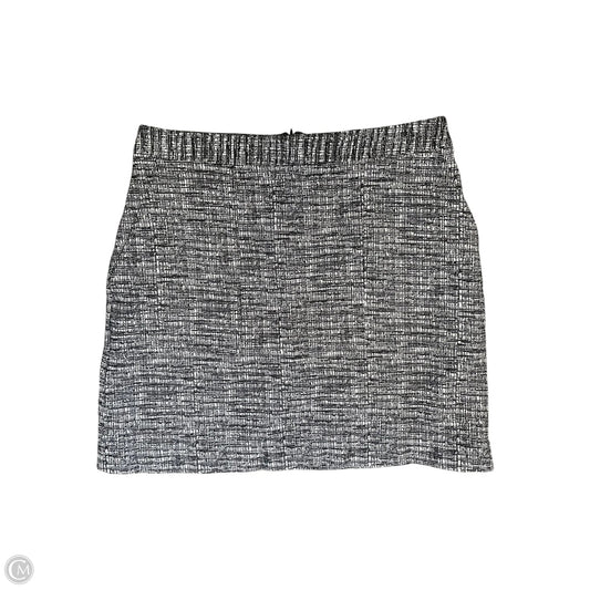 Skirt Midi By Banana Republic In Black & White, Size: L