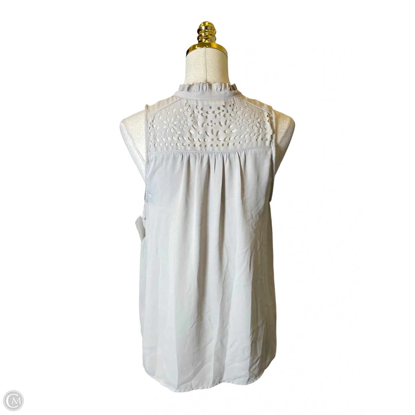 Top Sleeveless By Maeve In Grey, Size: S