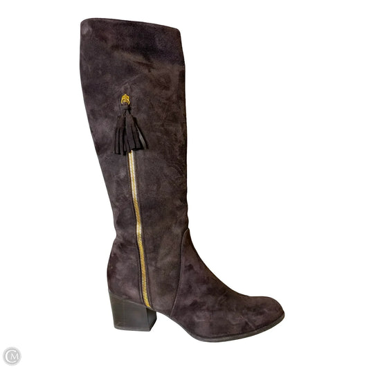 Boots Designer By Stuart Weitzman In Brown, Size: 8.5