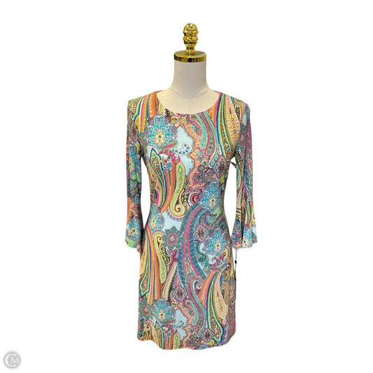 Dress Casual Midi By Tommy Hilfiger In Multi-colored, Size: 2