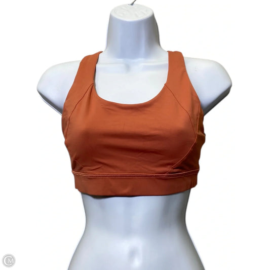 Athletic Bra By Lululemon In Orange, Size: 6