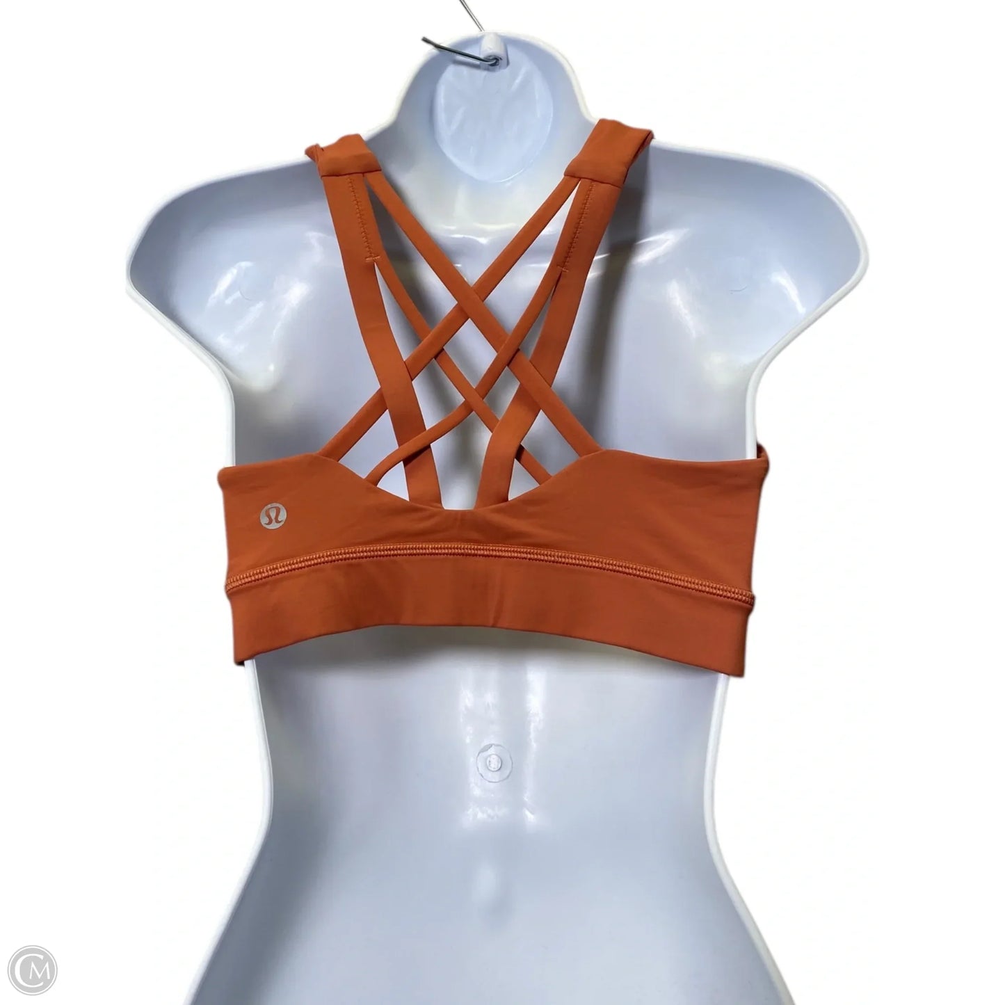 Athletic Bra By Lululemon In Orange, Size: 6