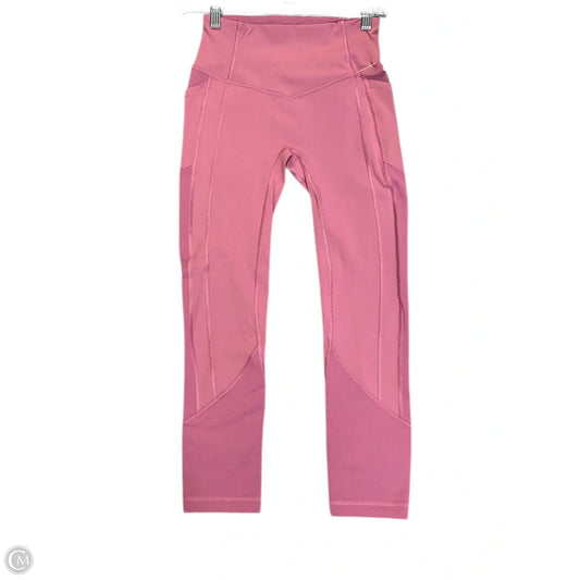 Athletic Leggings By Lululemon In Pink, Size: 4
