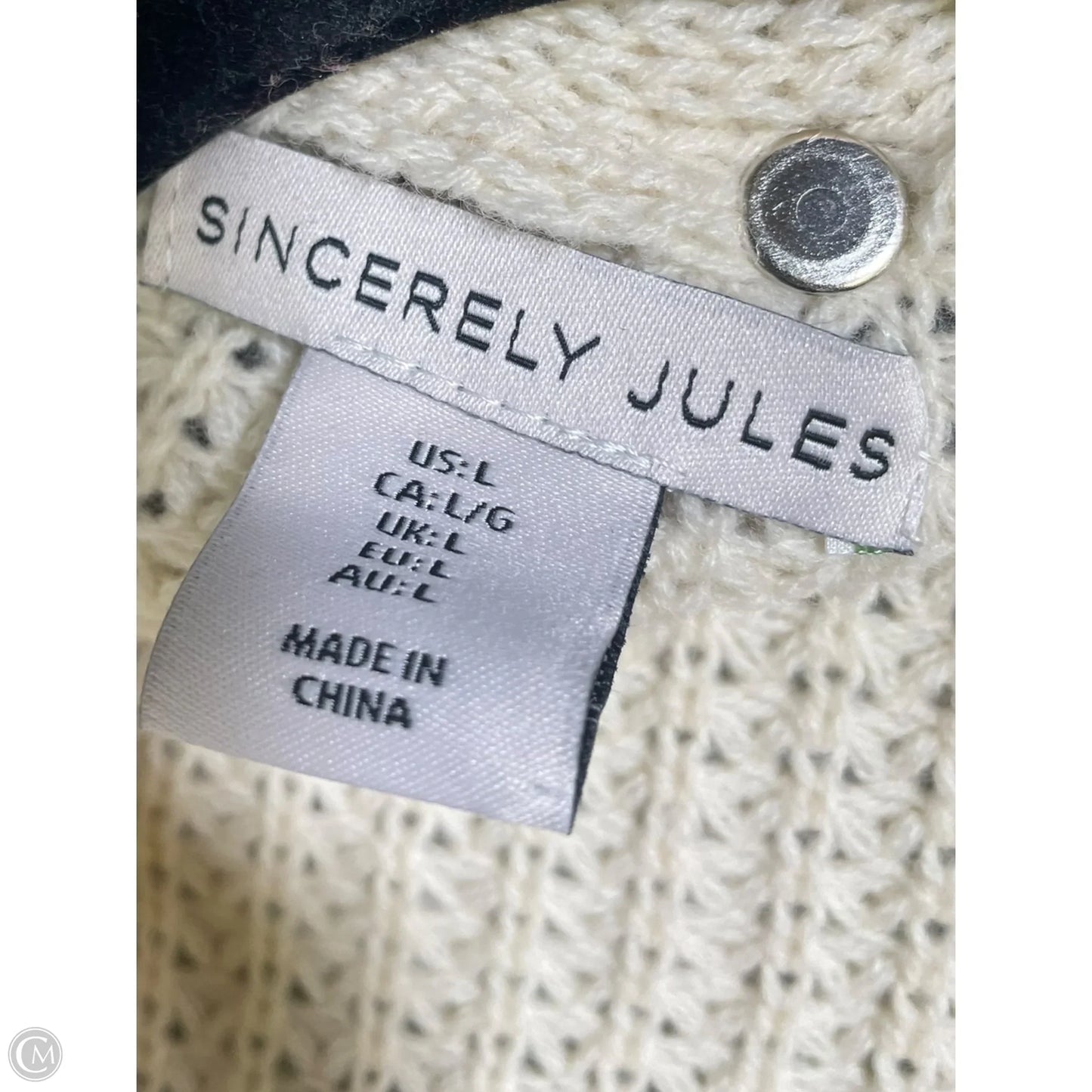 Cardigan By Sincerely Jules In Floral Print, Size: L