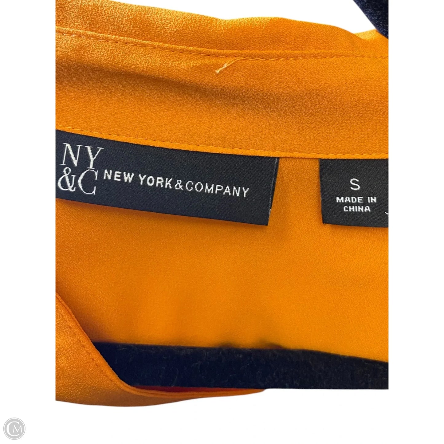 Top 3/4 Sleeve By Nycc In Orange, Size: S