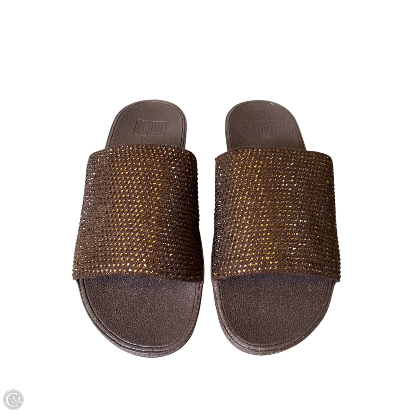Sandals Heels Platform By Fitflop In Brown, Size: 8