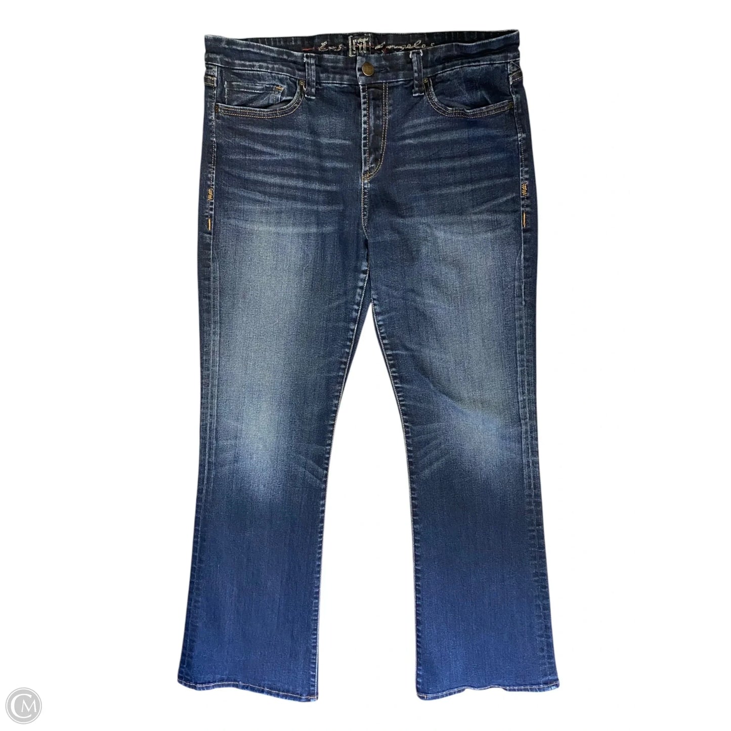 Jeans Boot Cut By It In Blue, Size: 14